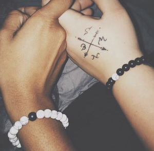 2 Pcs/Set Black White Couple Distance Bracelet Charms Yoga Meditation Braclet For Men Women Lovers Best Friend Jewelry Gift