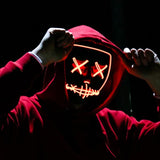 Halloween Mask LED Light Up Party Masks The Purge Election Year Great Funny Masks Festival Cosplay Costume Supplies Glow In Dark