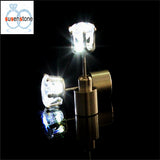 SUSENSTONE Earrings LED 1 Pair Of Personalized Fashion Dance Party Lights Flashing LED Ear Earring Bright Stud Earrings