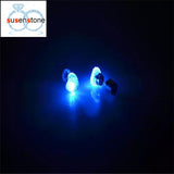 SUSENSTONE Earrings LED 1 Pair Of Personalized Fashion Dance Party Lights Flashing LED Ear Earring Bright Stud Earrings