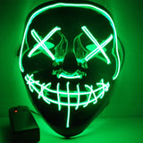 Halloween Mask LED Light Up Party Masks The Purge Election Year Great Funny Masks Festival Cosplay Costume Supplies Glow In Dark