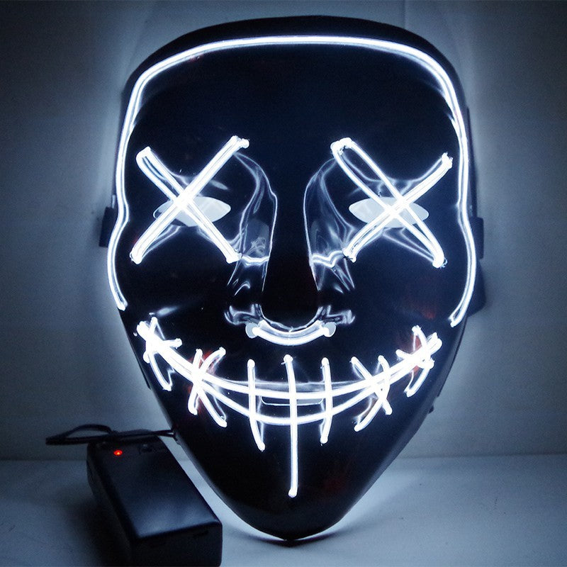 Halloween Mask LED Light Up Party Masks The Purge Election Year Great Funny Masks Festival Cosplay Costume Supplies Glow In Dark