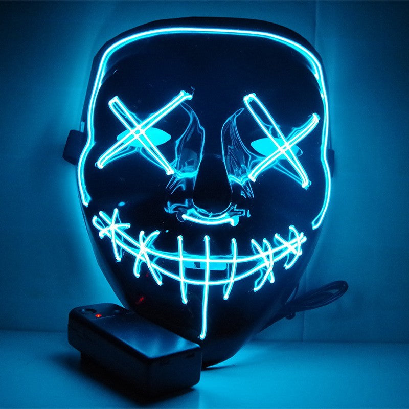 Halloween Mask LED Light Up Party Masks The Purge Election Year Great Funny Masks Festival Cosplay Costume Supplies Glow In Dark
