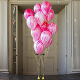 10pc/lot Marble Agate Latex 12Inch Balloon Marblezided Party Balloon Birthday Party Decor Latex Balloons for Baby Shower Kids Party