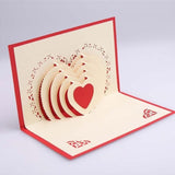 3D Greeting Card Greeting Valentines Marriage Anniversary