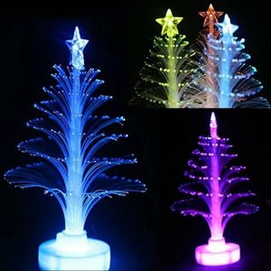 New Year Christmas Trees Fiber Optic Glow Stick Mini Led Light Lights Decoration Stick Trees Party Led Tree